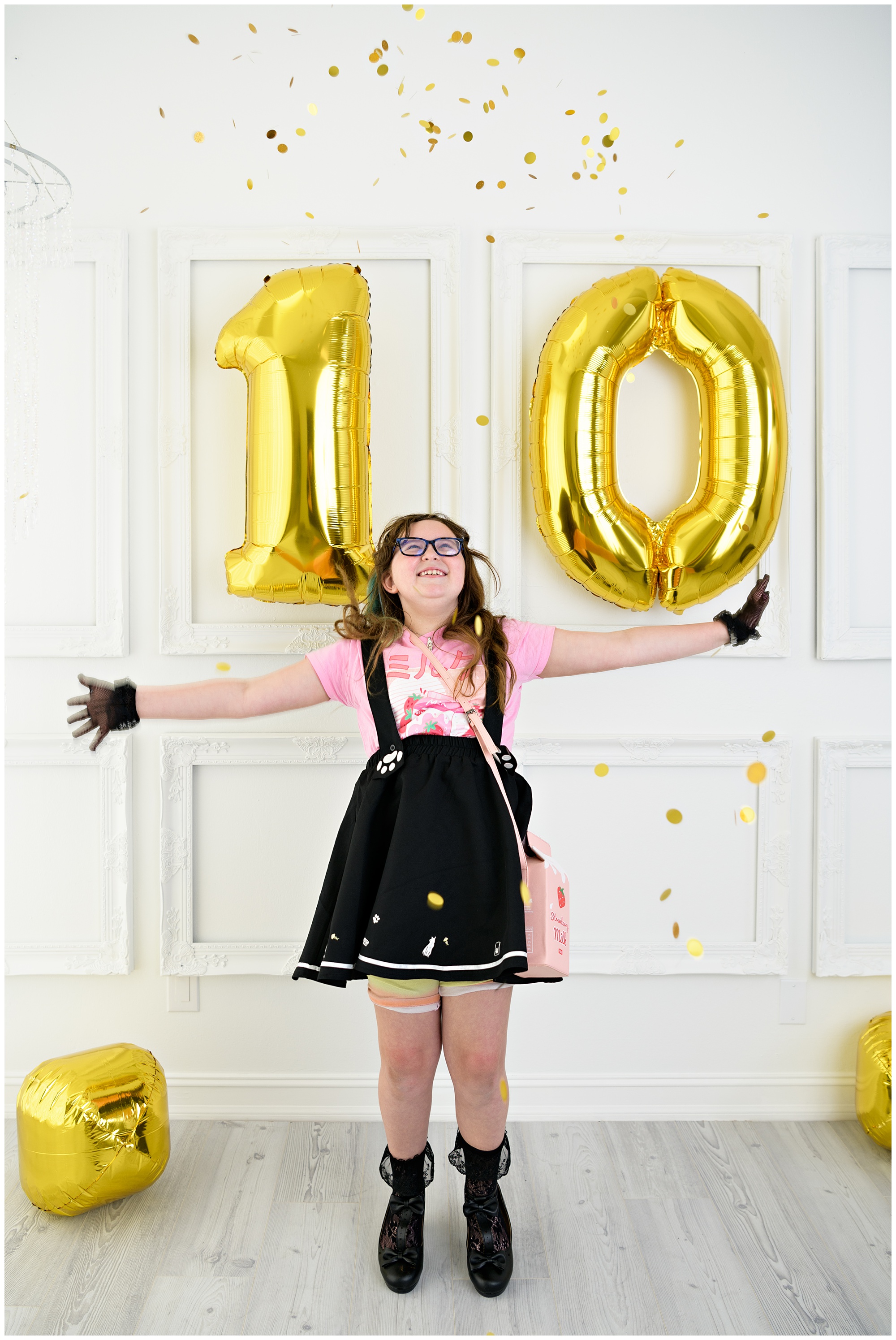 10 year old girl birthday photo